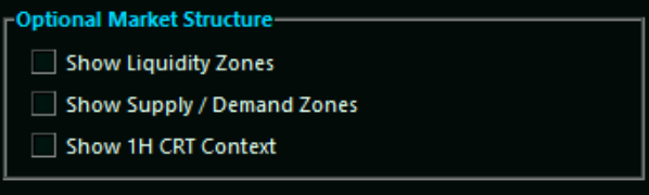 NEO optional market structure controls